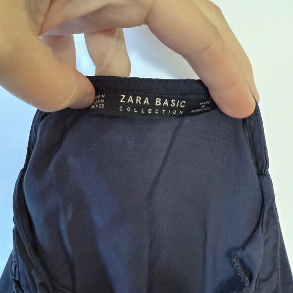 Zara Women’s Navy Blouse - Picture 4 of 4